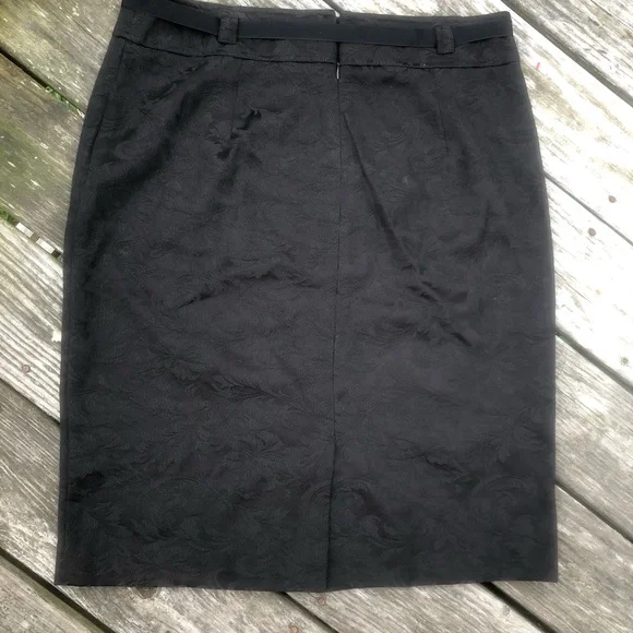 Skirt Black with belt size 16 - Picture 2 of 11